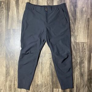 UNRL Concourse Tapered Performance Golf Pants Nylon Stretch Black Mens L (34/36)